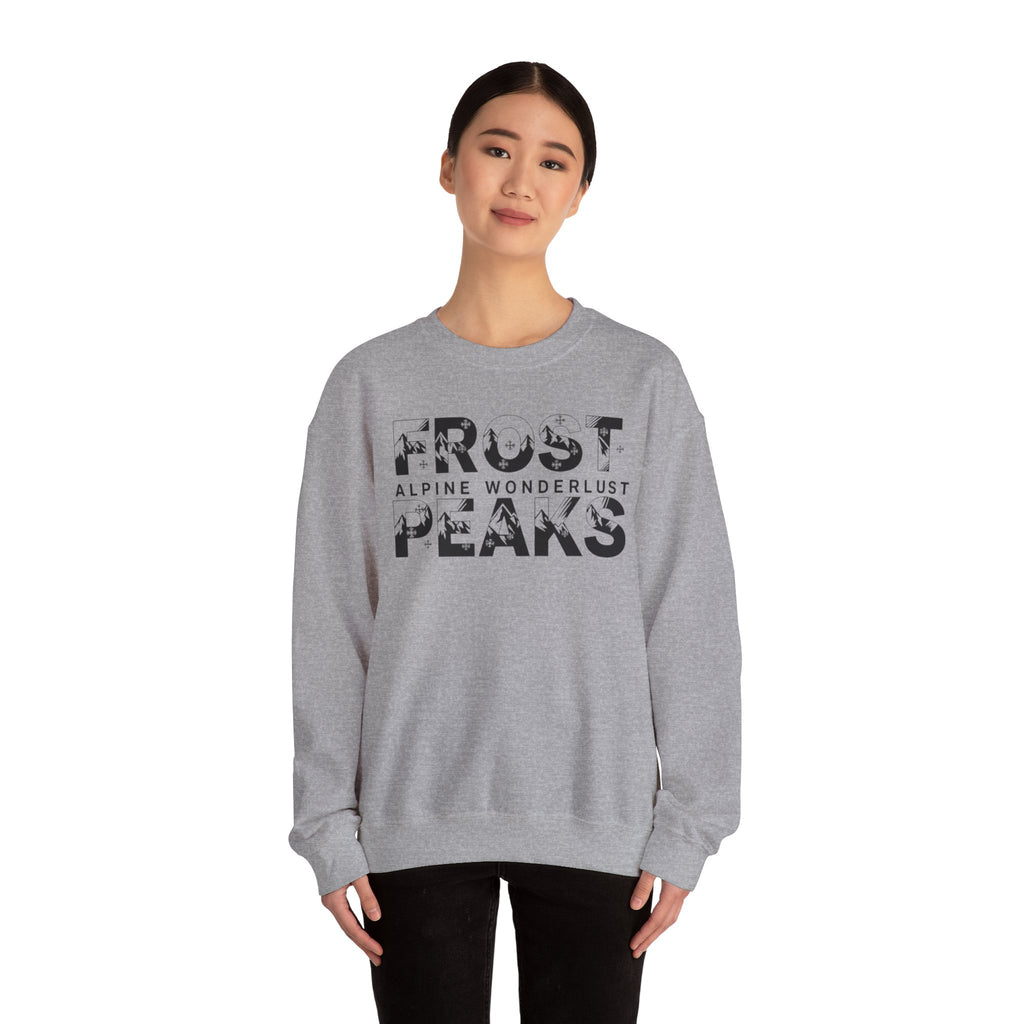 Sweatshirt brodé Frost Peaks - Édition Noël