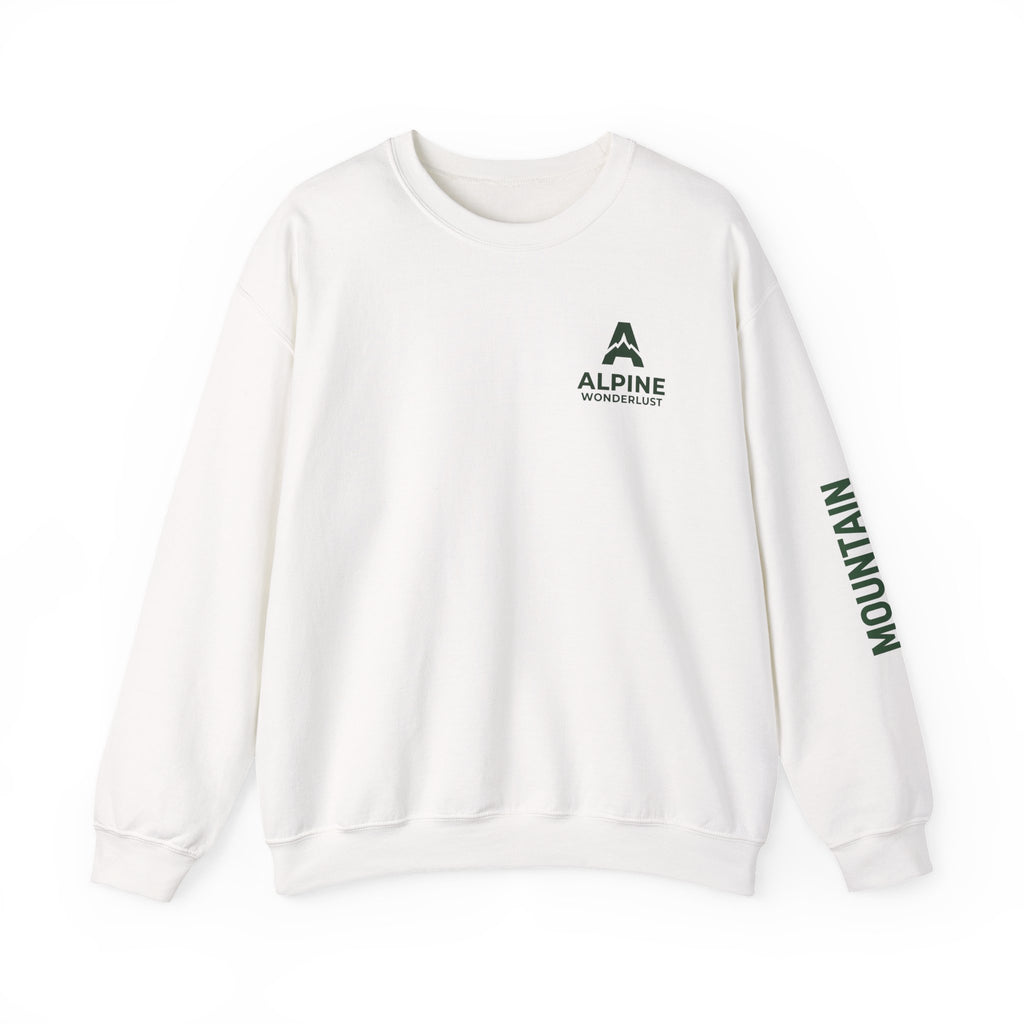 sweatshirt crewneck brodé Alpine wonderlust
