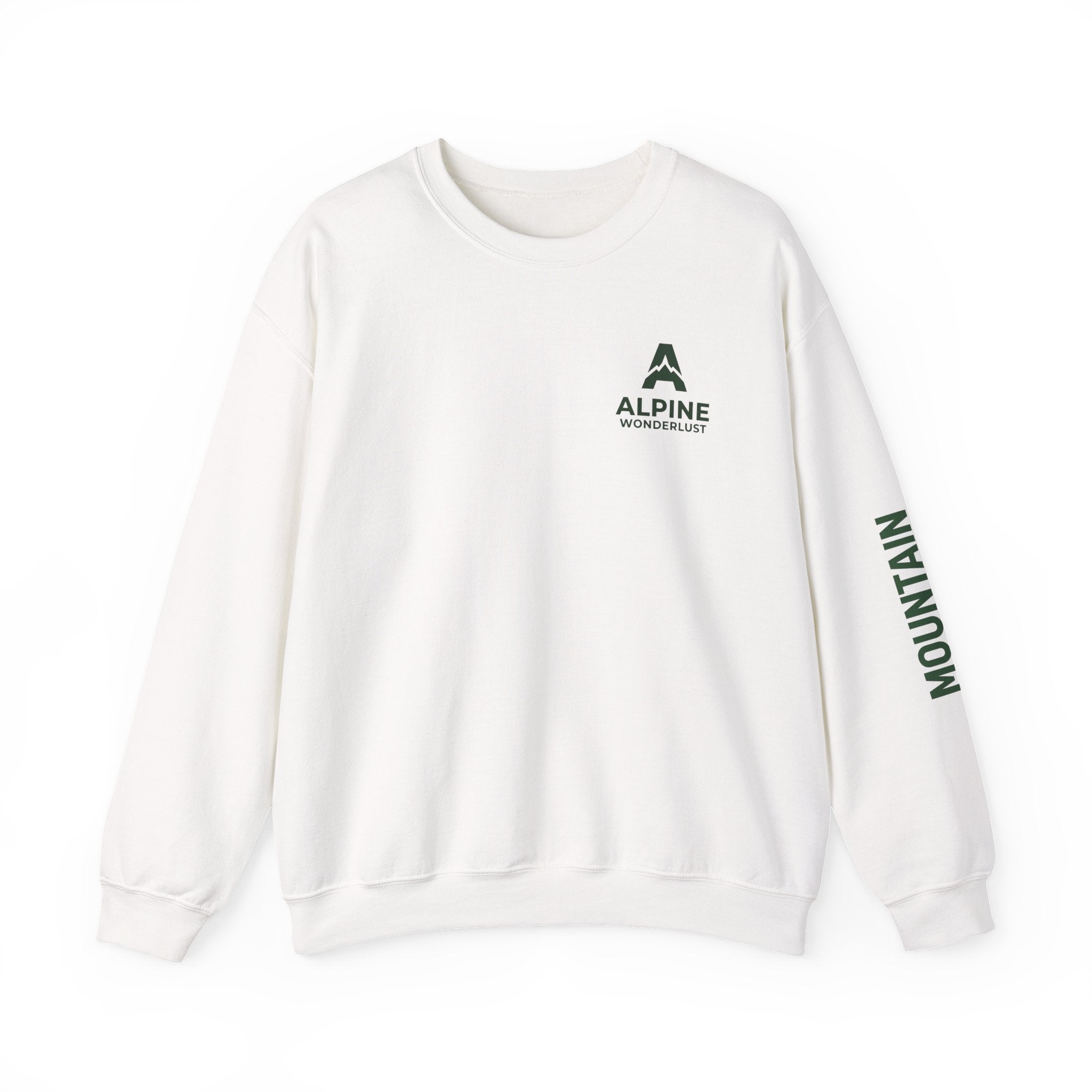 sweatshirt crewneck brodé Alpine wonderlust