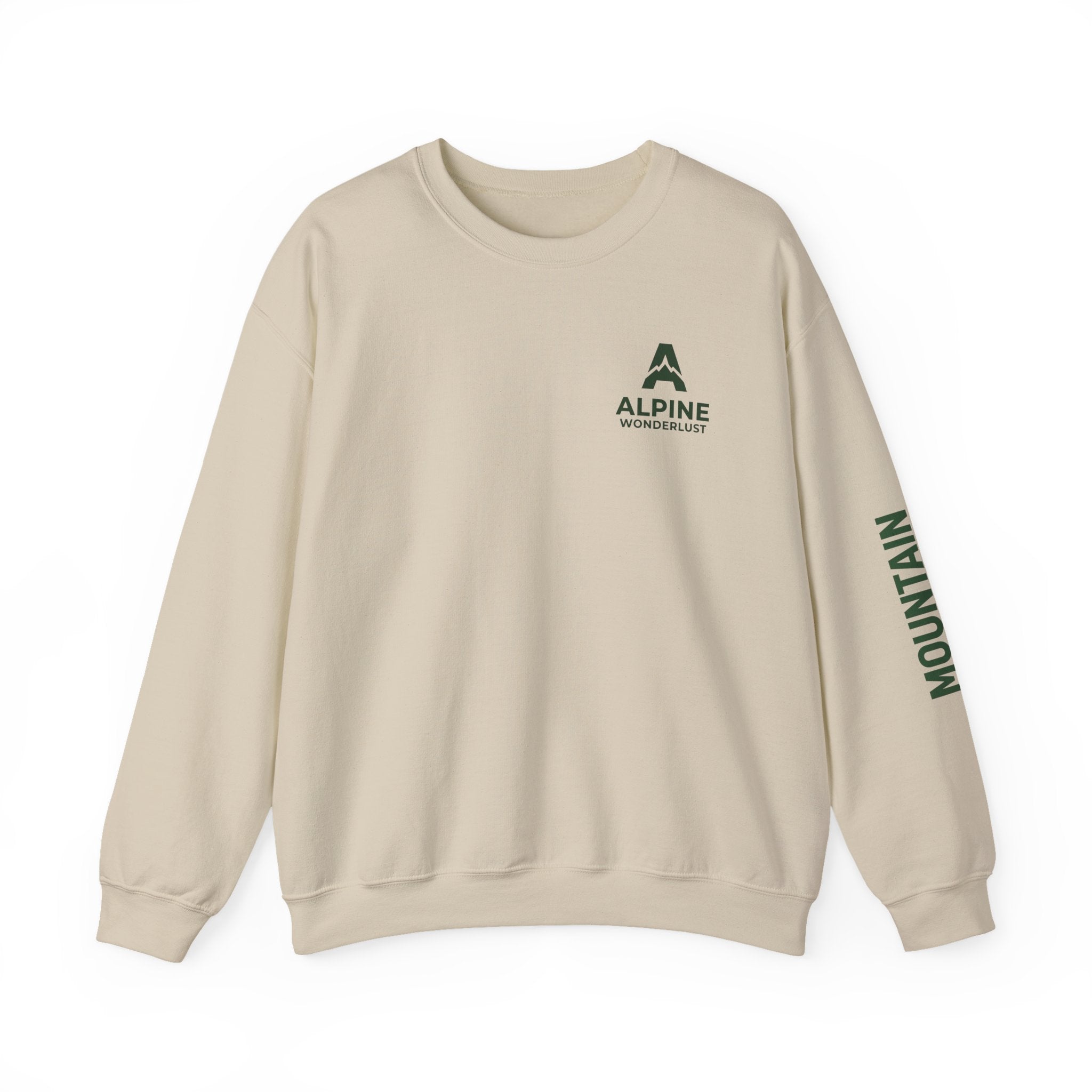 sweatshirt crewneck brodé Alpine wonderlust