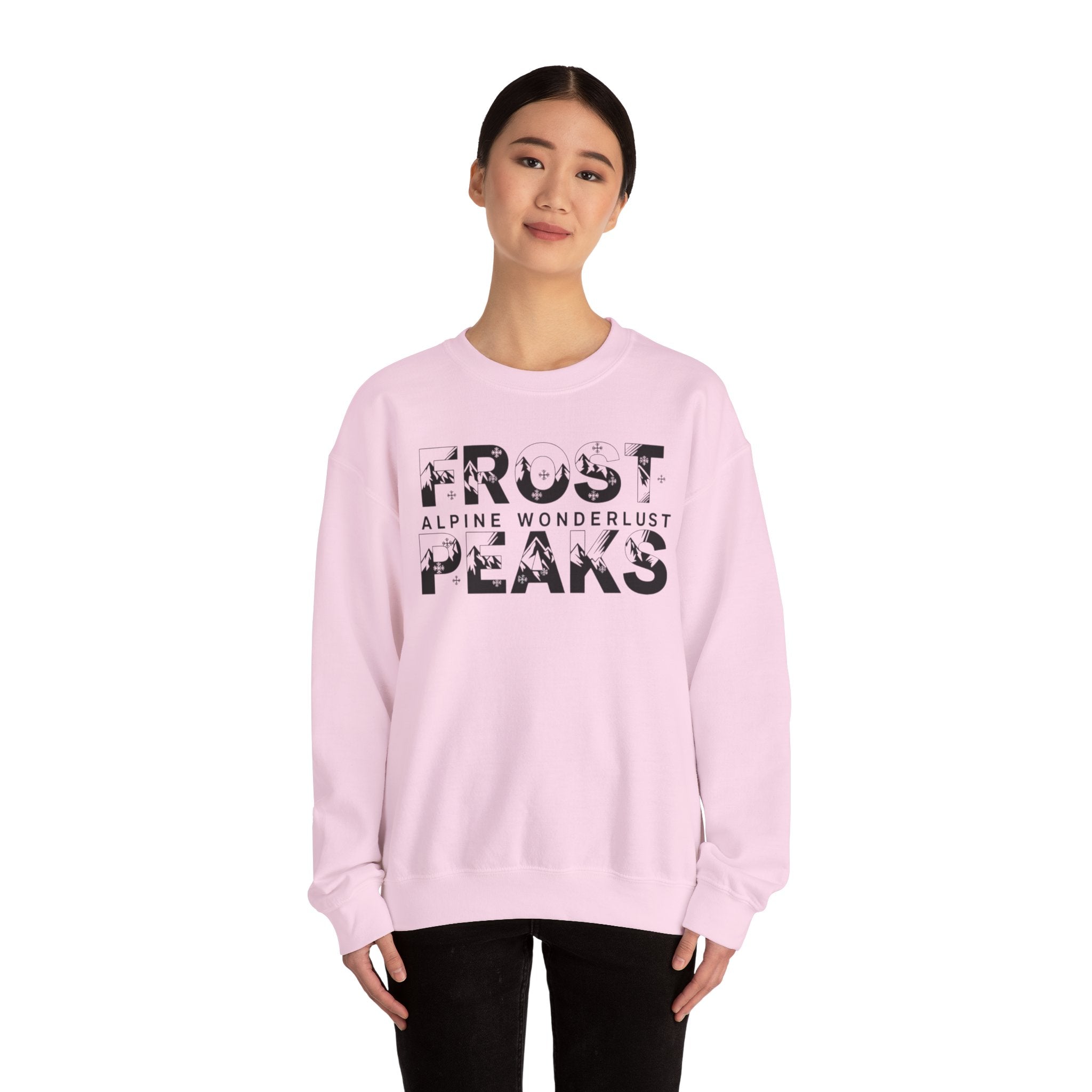 Sweatshirt brodé Frost Peaks - Édition Noël