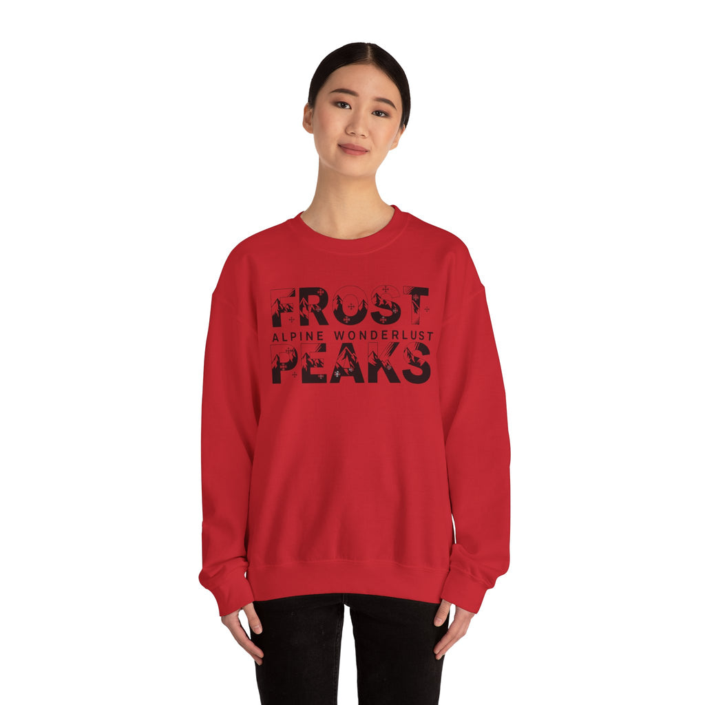 Sweatshirt brodé Frost Peaks - Édition Noël