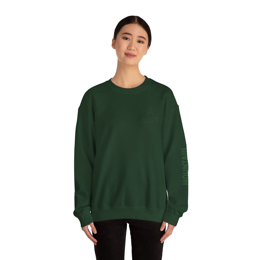 sweatshirt crewneck brodé Alpine wonderlust