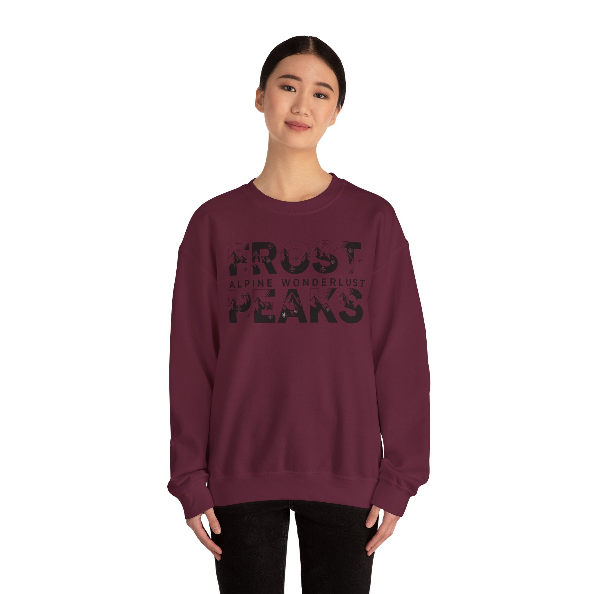 Sweatshirt brodé Frost Peaks - Édition Noël