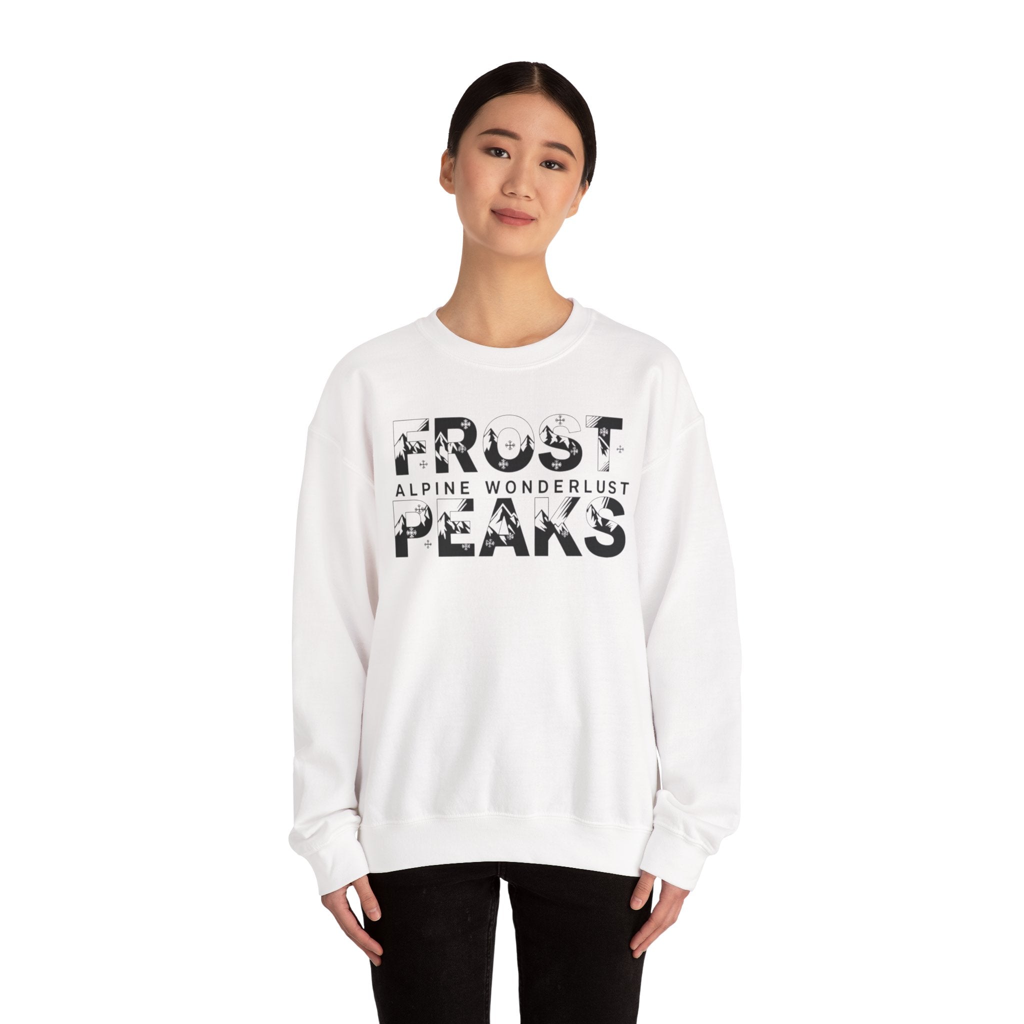 Sweatshirt brodé Frost Peaks - Édition Noël