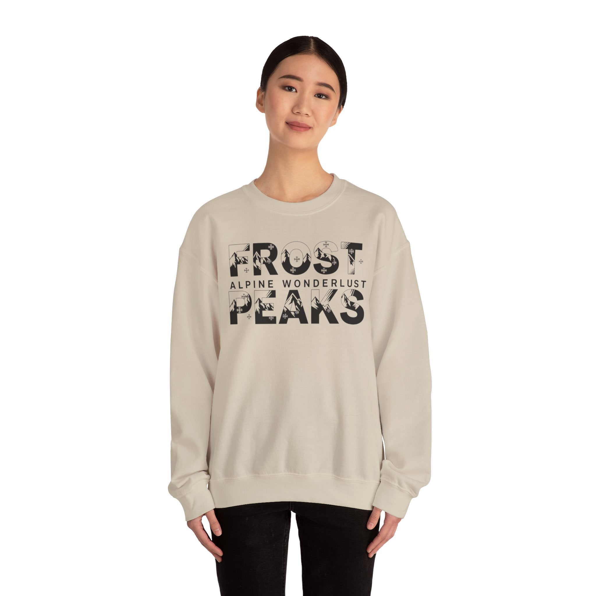 Sweatshirt brodé Frost Peaks - Édition Noël