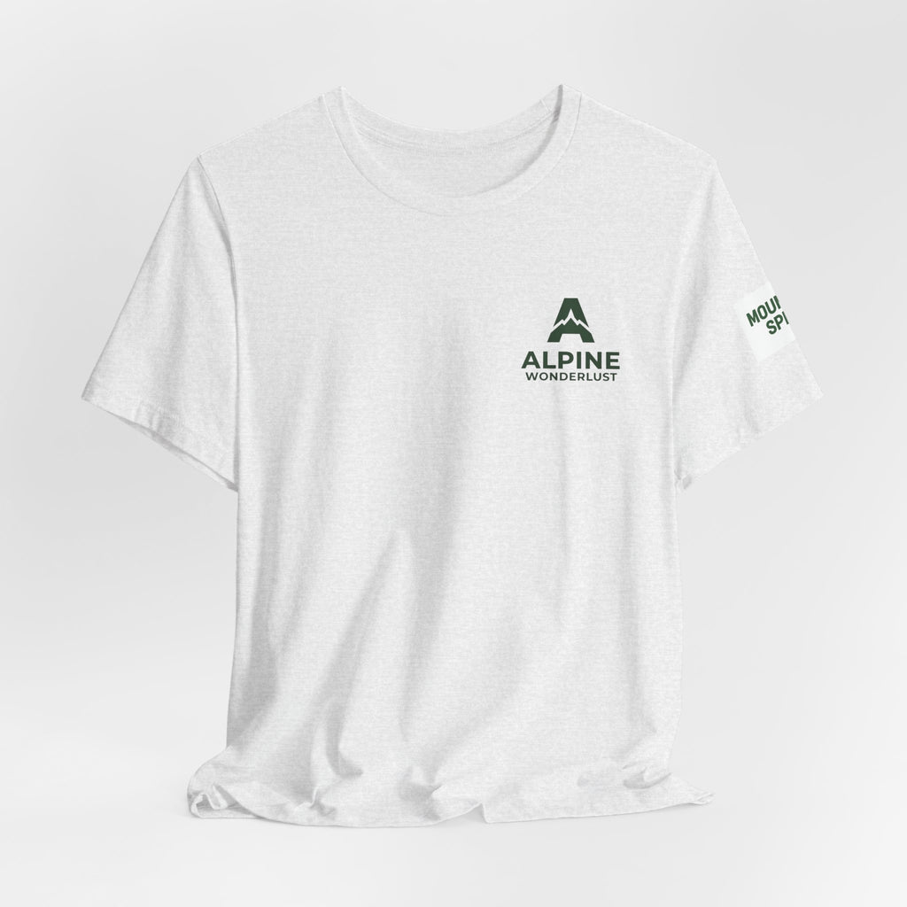 T-shirt brodé Alpine wonderlust