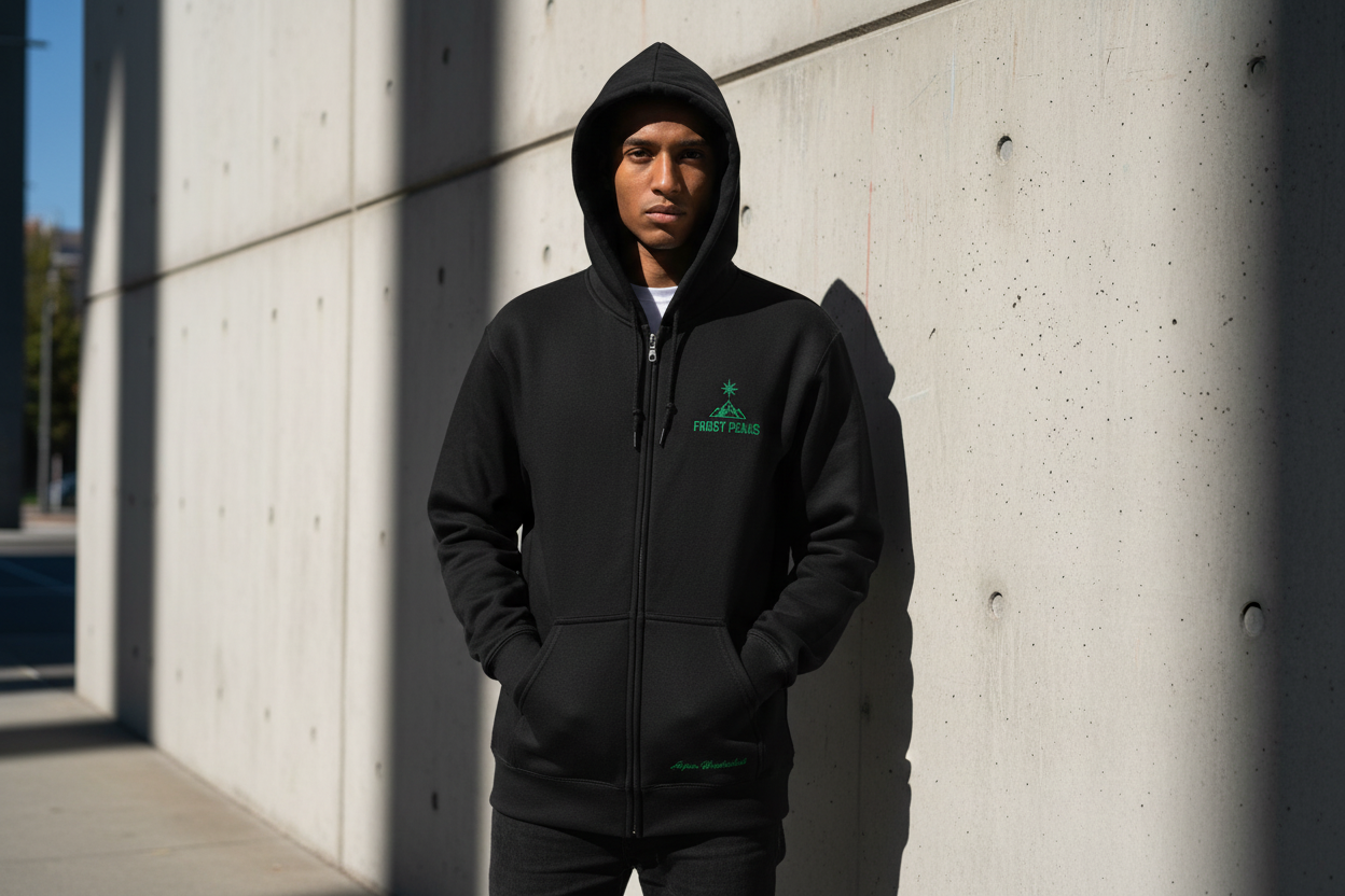 Hoodie Zip Frost Peaks 1